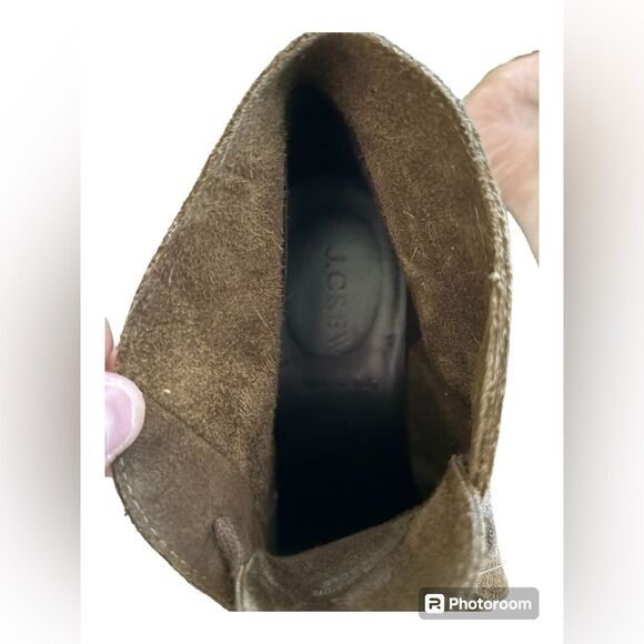 J. Crew MacAlister Wedge Boots, Size 5 – Italian Suede. Inspired by history! - Picture 8 of 10